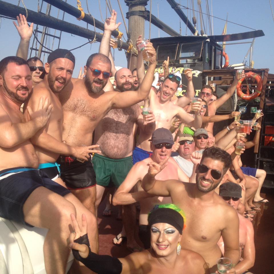 Bottoms Up Gay Boat Party August 2017